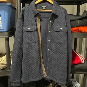 Banana Republic quilted over shirt [NEW)